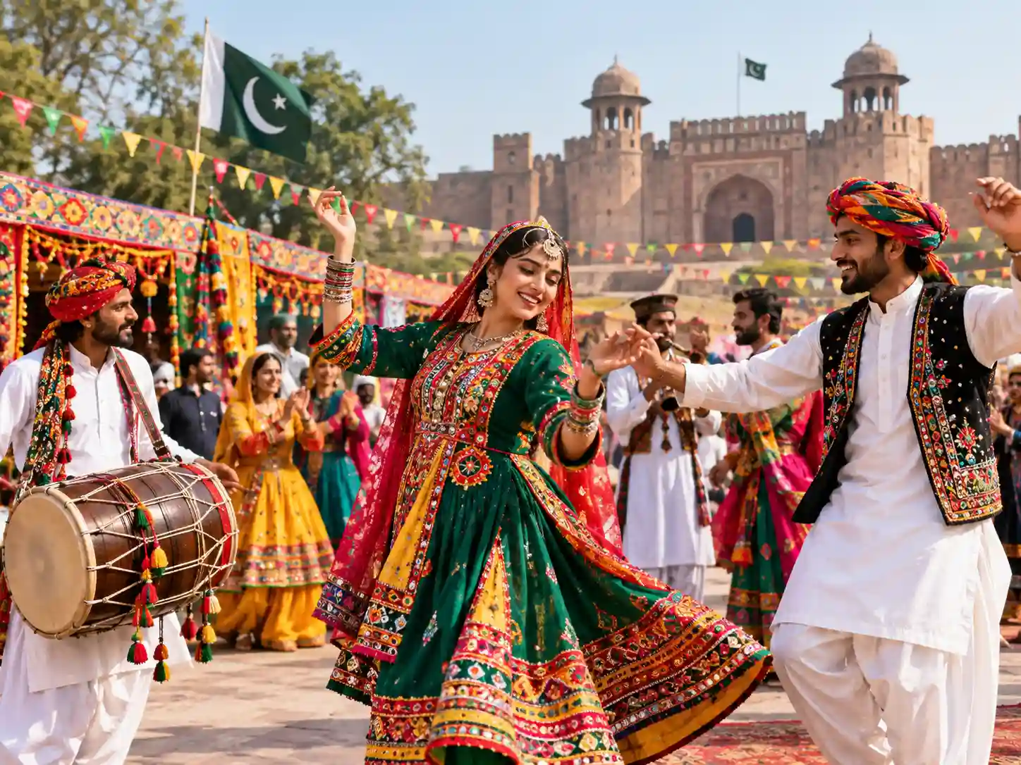 Historic Badshahi Mosque in Lahore